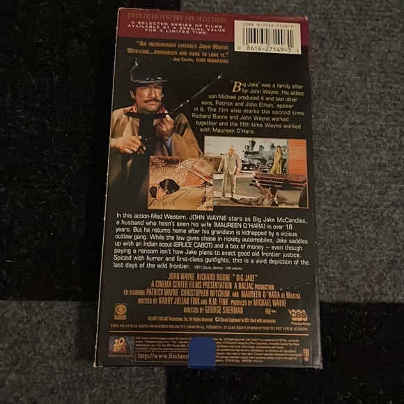 Big Jake VHS Tape - Picture 2 of 3